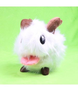 9.8in Game LOL Poro Plush Toy Poro Doll Cute Soft Stuffed Animal Kids Toys Christmas Gift Home Decor