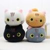 9.05in Cute Cartoon Cat Plush Dolls Stuffed,  Soft Animal Kitten Plush Pillow Toys, Cute White Black Cat Gift For Children Girls